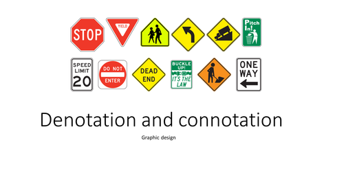 denotations and connotations 