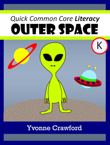 Space No Prep Common Core Literacy (kindergarten)