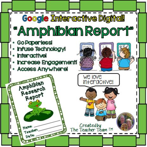 Google Classroom Amphibian Report for Google Drive