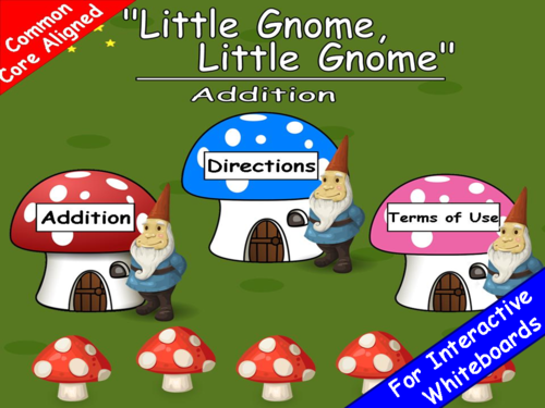 Addition Little Gnome PowerPoint Game
