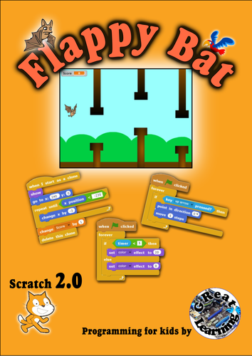 Flappy Bat (enhanced!) - Scratch Programming for Kids