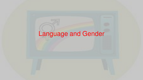 AS Language Gender 