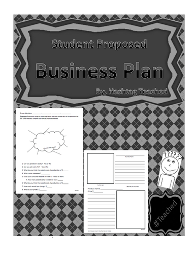 Differentiated Student Proposed Business Plan - Covers Supply and Demand