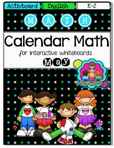 ACTIVBOARD Calendar Math- May (English)