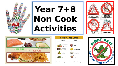 Non cook activity booklet Yr7/8