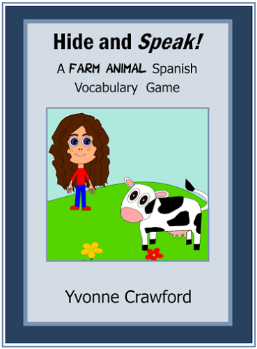 Spanish Farm Animal Vocabulary - Hide and Speak Game