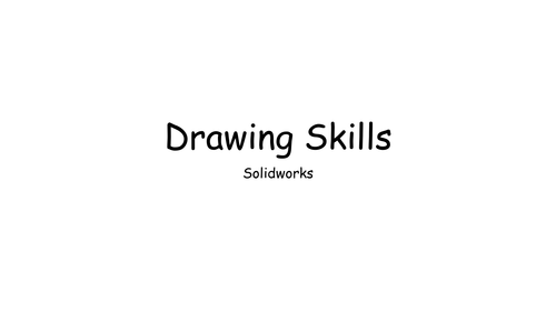 A drawing tutorial using Solidworks I use with my Year 9’s drawing everyday objects; a Split keyring
