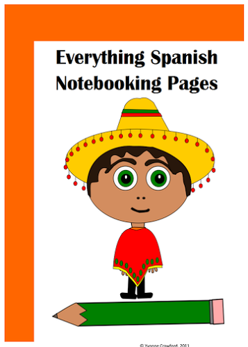 Spanish Notebooking Pages