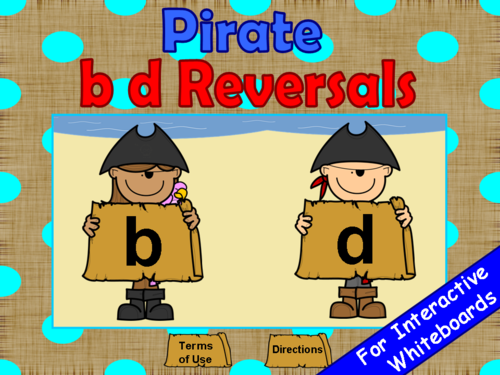 b d Reversals Pirates PowerPoint Game