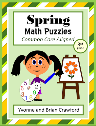 Spring Common Core Math Puzzles - 3rd Grade