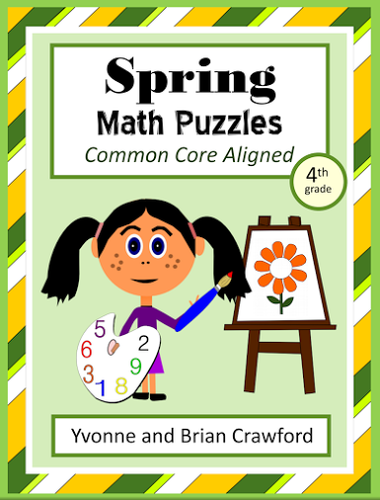 Spring Common Core Math Puzzles 4th Grade Teaching Resources