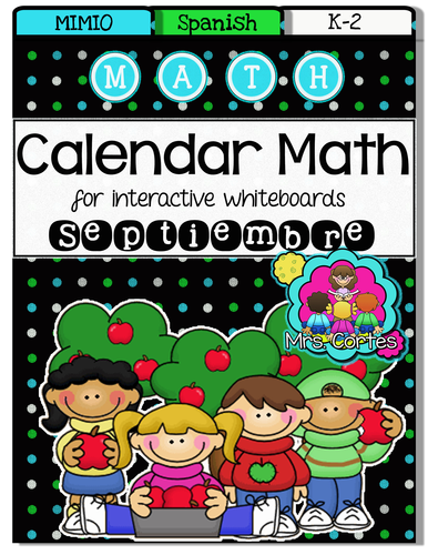 MIMIO Calendar Math- Septiembre (Spanish)