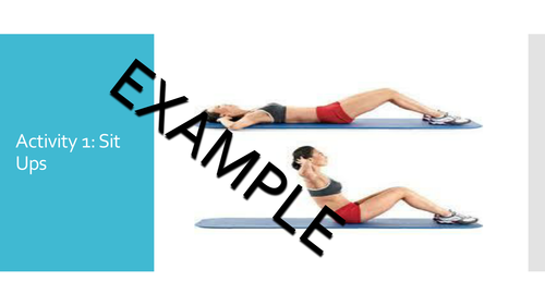 Fitness Flipcard Template