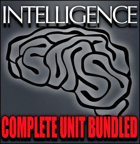 Psychology Intelligence Unit - PPTs w/Video Clips, Handouts, Review & Assessment