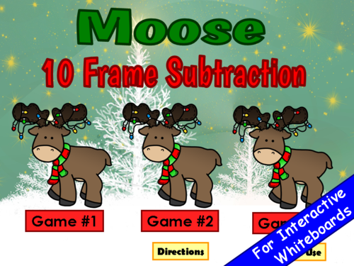 10 Frame Subtraction PowerPoint Game