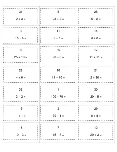 Loop game - addition and subtraction