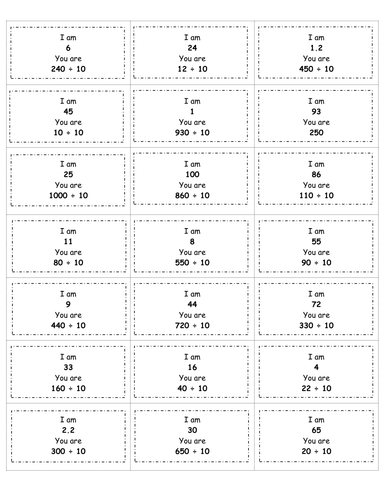 Loop game - divide by 10