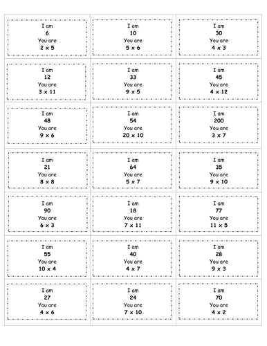 Loop game - times tables