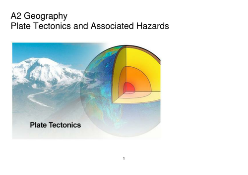A2 Geography: Plate Tectonics 67 Page Student booklet