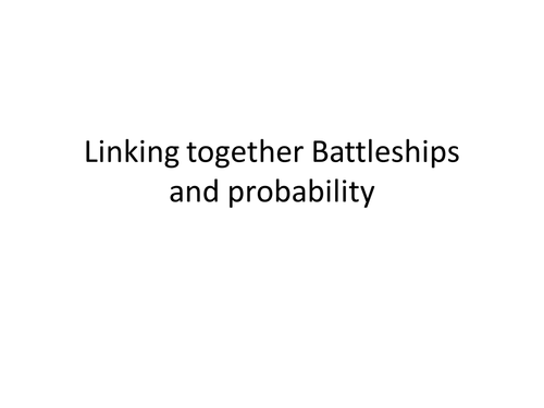 Probability battleships