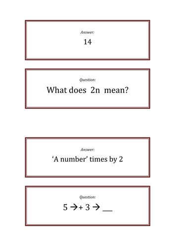 Treasure hunt - maths notation and machines