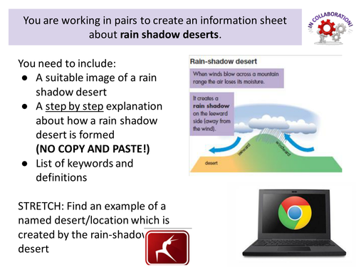 Independent and differentiated Rain Shadow desert formation research task