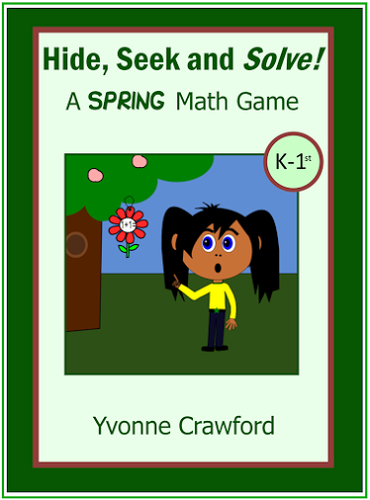 Spring Math Game - Hide, Seek and Solve (kindergarten and 1st grade)
