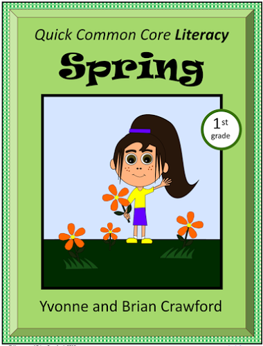 Spring No Prep Common Core Literacy (1st grade)