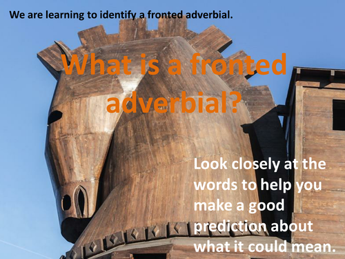 Fronted Adverbials (SPaG) 5 lessons with activities (Ancient Greece theme) 