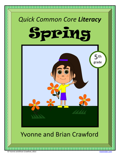 Spring No Prep Common Core Literacy (5th grade)
