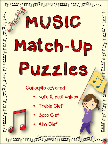 MUSIC MATCH-UP PUZZLES