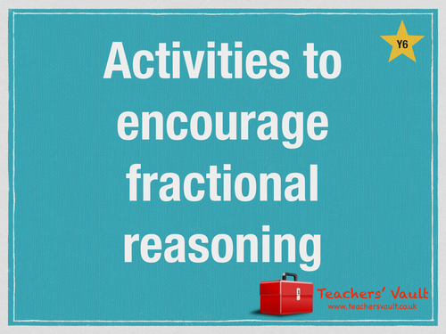 Fractional Reasoning Activities