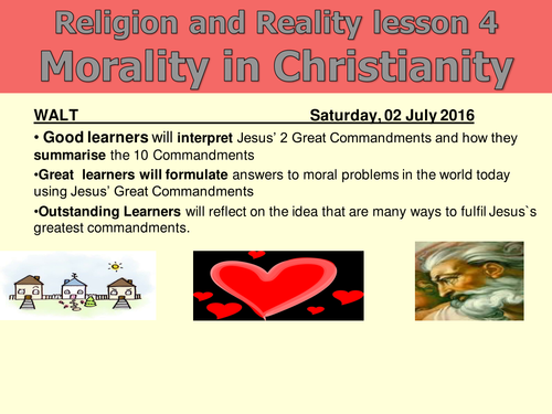 Religion and Morality 4/9 - Morality in Christianity