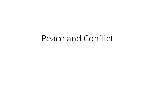 Religious Studies Peace and Conflict AQA Importance of forgiveness