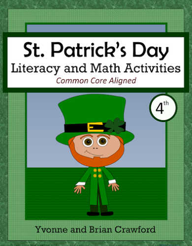 St. Patrick's Day Math and Literacy Activities Fourth Grade Common Core
