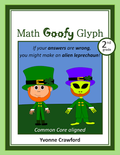 St. Patrick's Day Math Goofy Glyph (2nd grade Common Core)