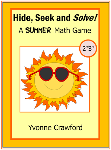Summer Math Game - Hide, Seek and Solve (2nd and 3rd grade)