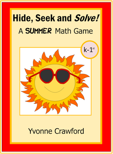 Summer Math Game - Hide, Seek and Solve (kindergarten and 1st grade)