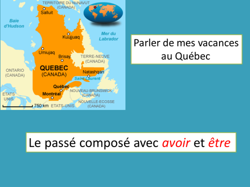 Mes vacances au Québec