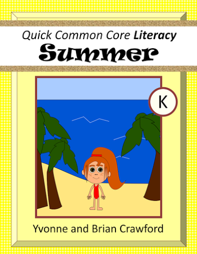 Summer Review No Prep Common Core Literacy (5th grade)