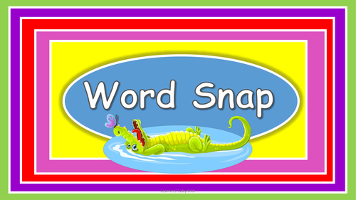 Literacy -EAL / ESL/ EFL EYFS - Snap Cards