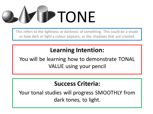 Tonal Gradient Exercise