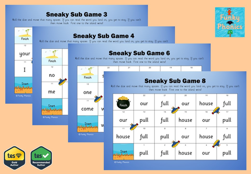 Year 1 Common Exception Words - Sneaky Sub
