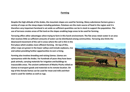 GCSE Fold Mountains Case Study