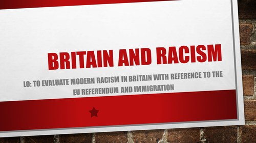 EU Referendum and Racism