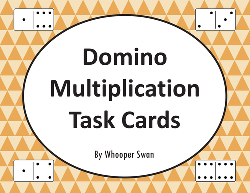 Domino Multiplication Task Cards