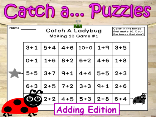 Addition Catch a... Puzzles