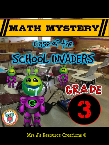 Back to School Math Mystery Activity (GRADE 3 US)