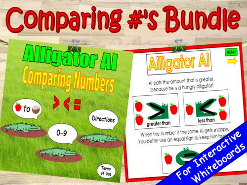 Comparing Numbers PowerPoint Bundle