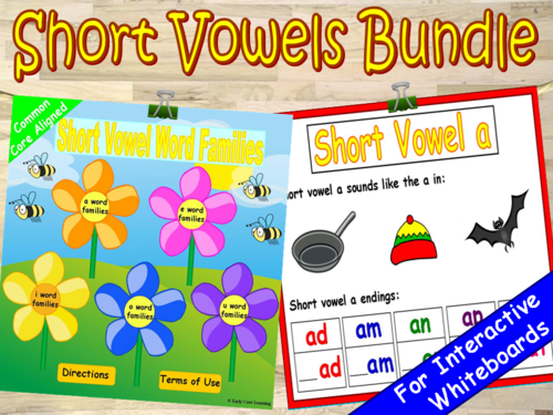 Short Vowels PowerPoint Bundle